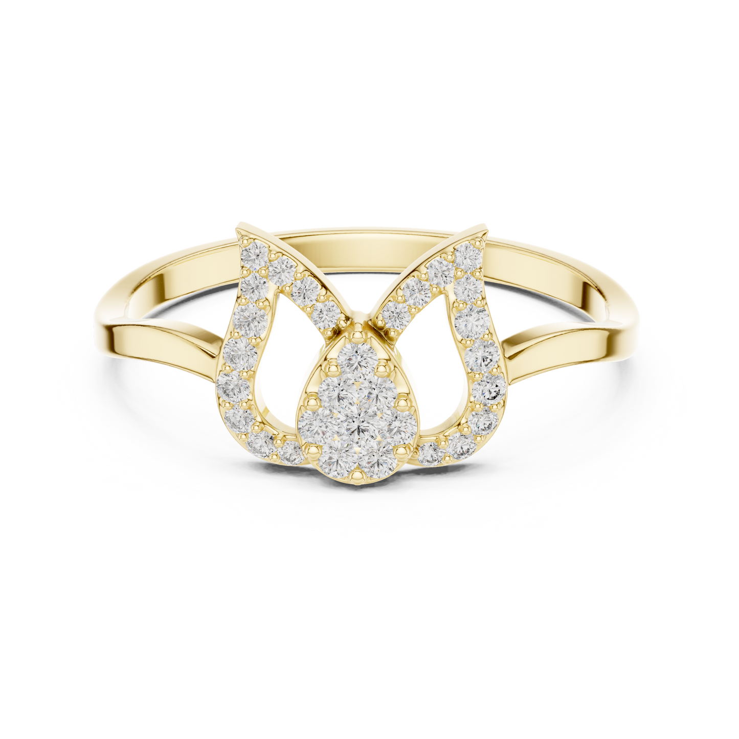 JÄGER JEWEL Royal U-Crown Diamond Ring – JÄGER Metal