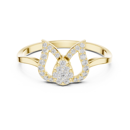 JÄGER JEWEL Royal U-Crown Diamond Ring – JÄGER Metal