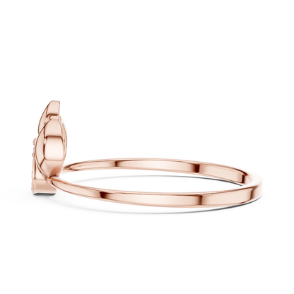 JÄGER JEWEL Lotus Flame Diamond Ring – JÄGER Metal