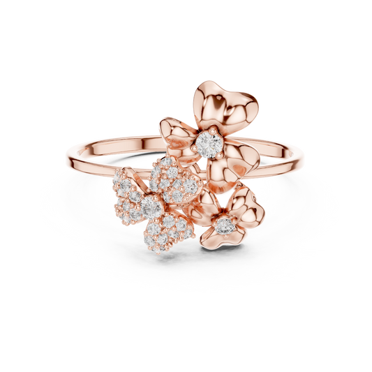 JÄGER JEWEL Bloom Symphony Diamond Ring – JÄGER Metal