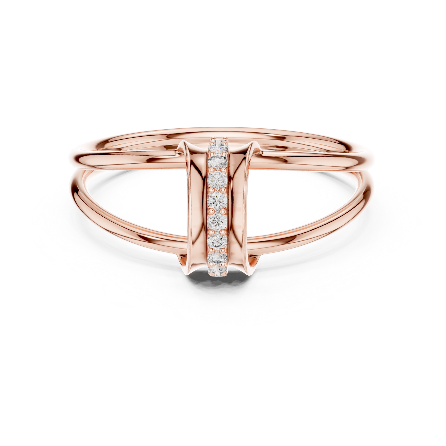 JÄGER JEWEL Linear Grace Diamond Ring – JÄGER Metal
