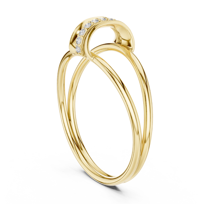 JÄGER JEWEL Linear Grace Diamond Ring – JÄGER Metal