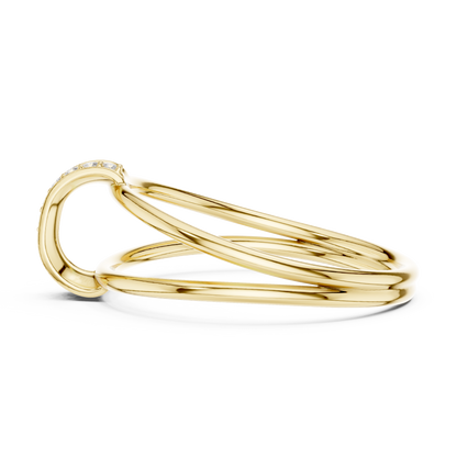 JÄGER JEWEL Linear Grace Diamond Ring – JÄGER Metal