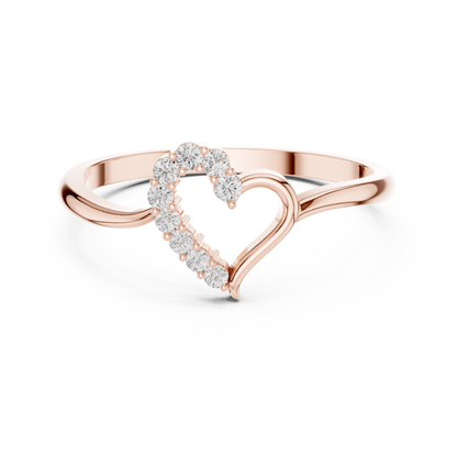 JÄGER JEWEL Eternal Heart Diamond Ring – JÄGER Metal