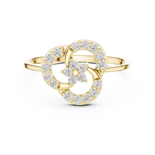 JÄGER JEWEL Eternal Bloom Diamond Ring – JÄGER Metal