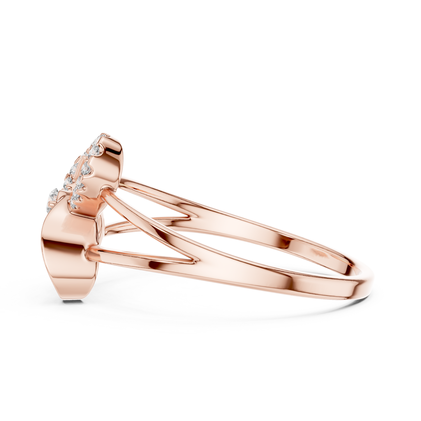 JÄGER JEWEL Eternal Heart Diamond Ring – JÄGER Metal