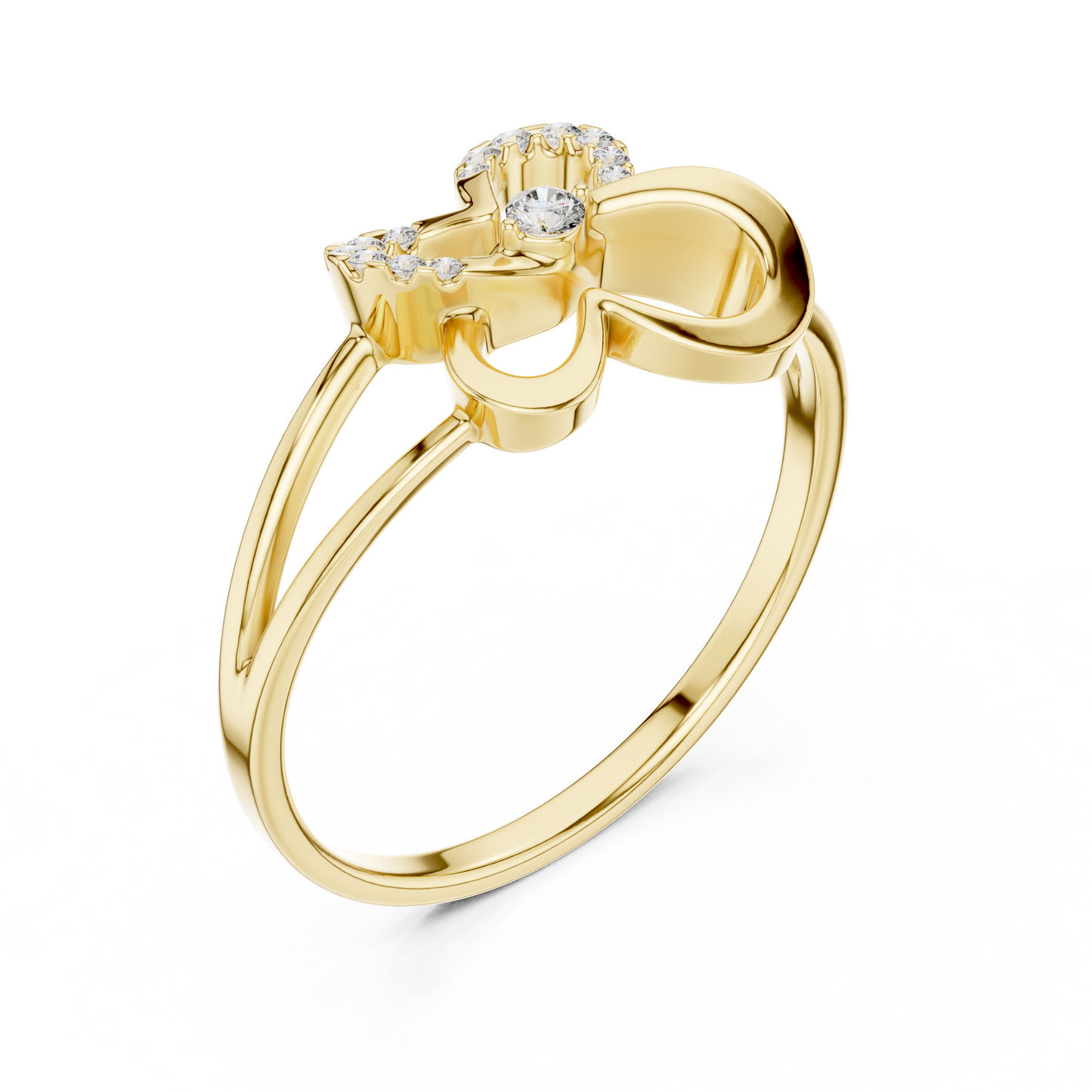 JÄGER JEWEL Eternal Heart Diamond Ring – JÄGER Metal