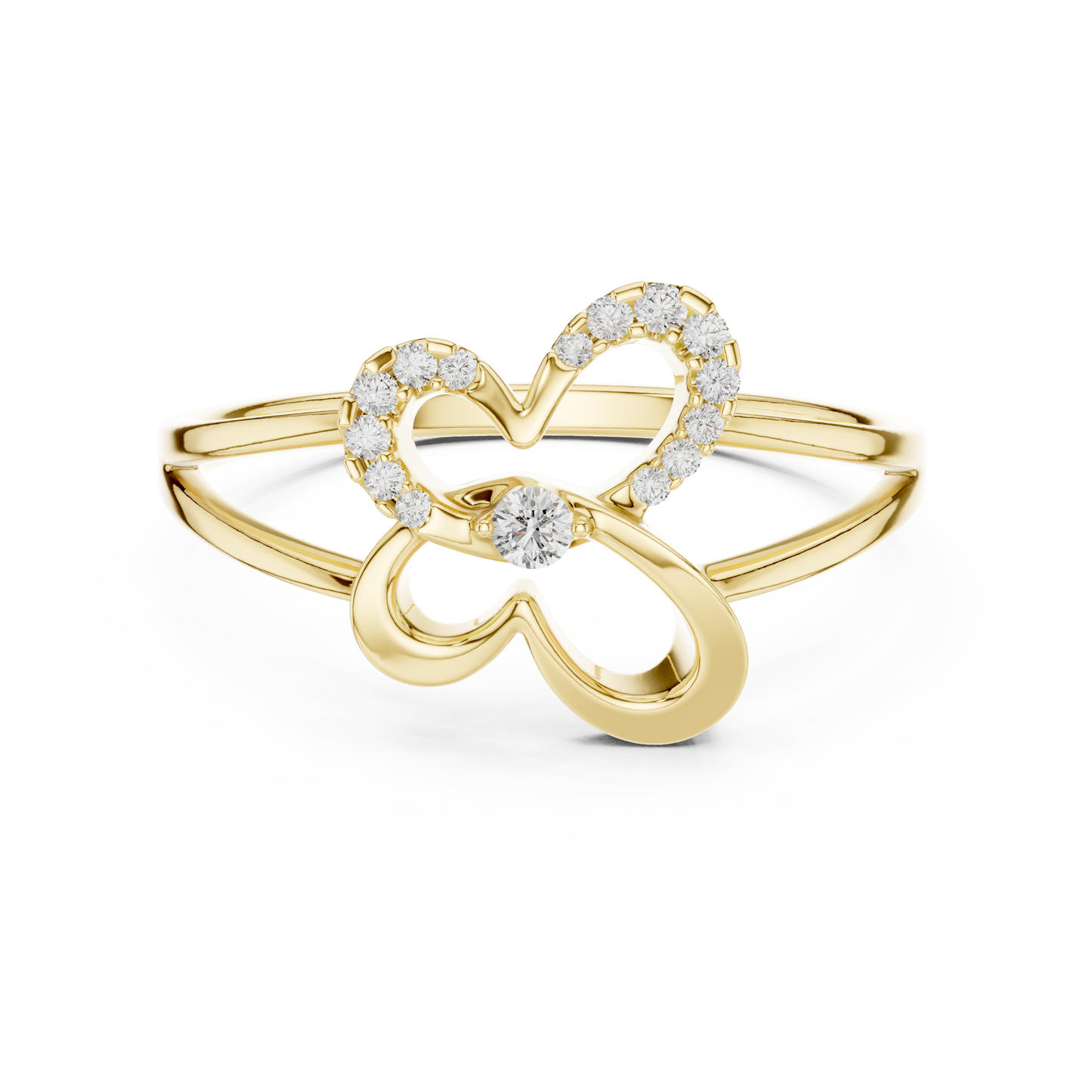 JÄGER JEWEL Eternal Heart Diamond Ring – JÄGER Metal
