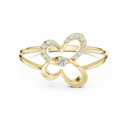 JÄGER JEWEL Eternal Heart Diamond Ring – JÄGER Metal
