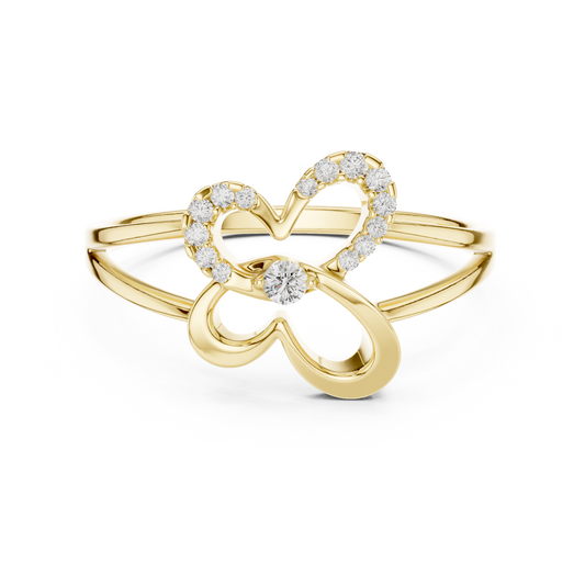 JÄGER JEWEL Eternal Heart Diamond Ring – JÄGER Metal