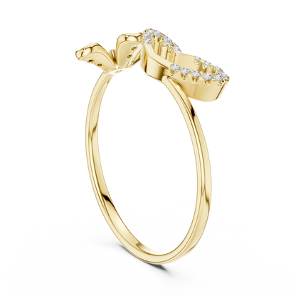 JÄGER JEWEL Eternal Faith Heart Diamond Ring – JÄGER Metal
