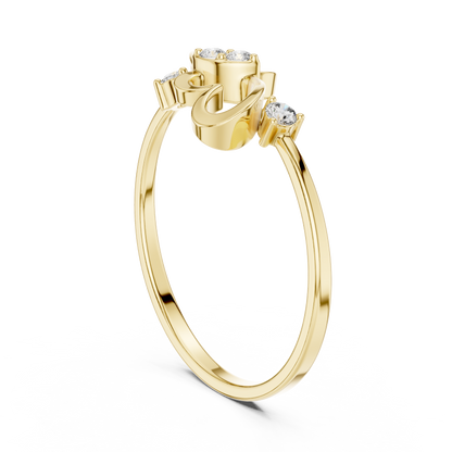 JÄGER JEWEL Infinity Heart Trio Diamond Ring – JÄGER Metal