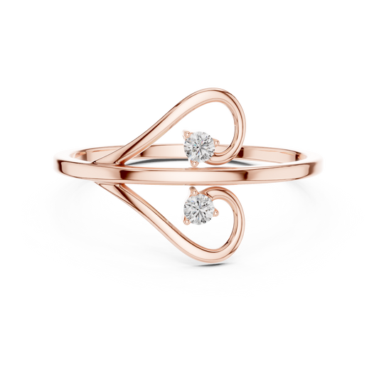 JÄGER JEWEL Infinite Curve Diamond Ring – JÄGER Metal