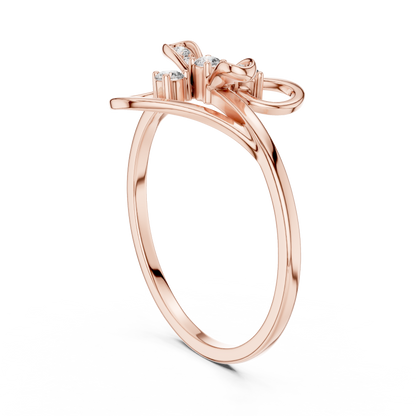 JÄGER JEWEL Floral Whisper Diamond Ring – JÄGER Metal