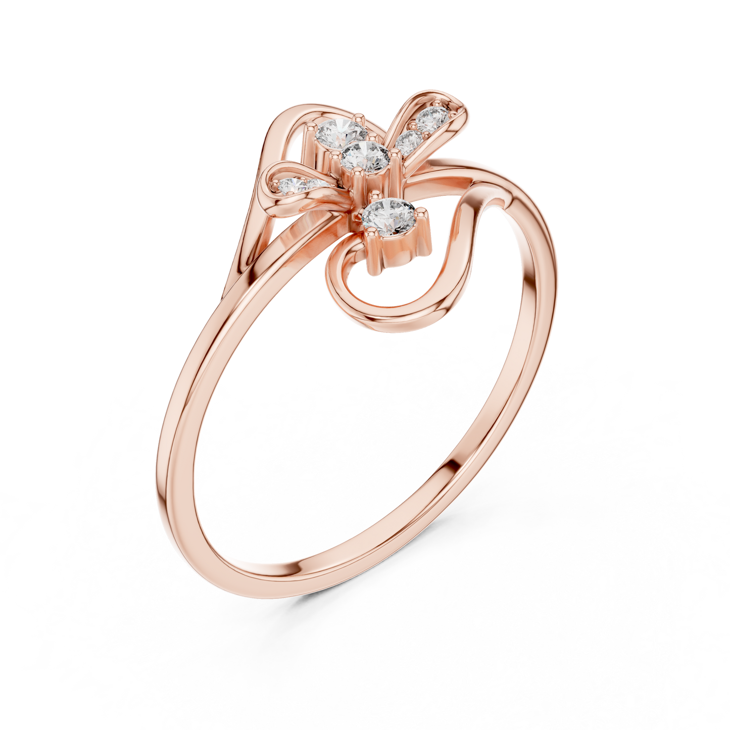 JÄGER JEWEL Floral Whisper Diamond Ring – JÄGER Metal