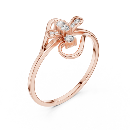 JÄGER JEWEL Floral Whisper Diamond Ring – JÄGER Metal