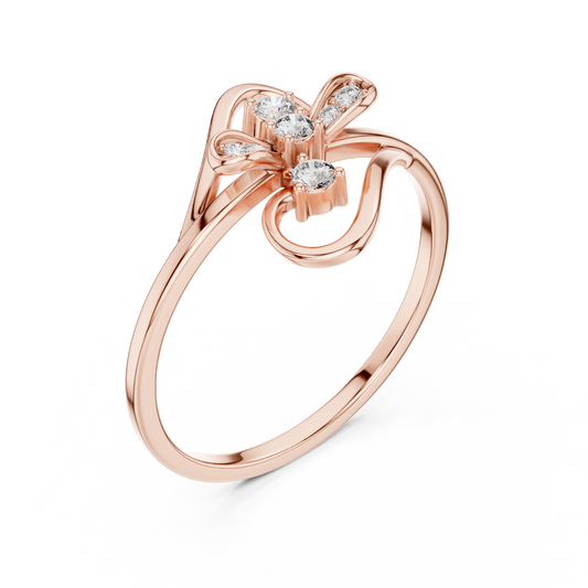 JÄGER JEWEL Floral Whisper Diamond Ring – JÄGER Metal