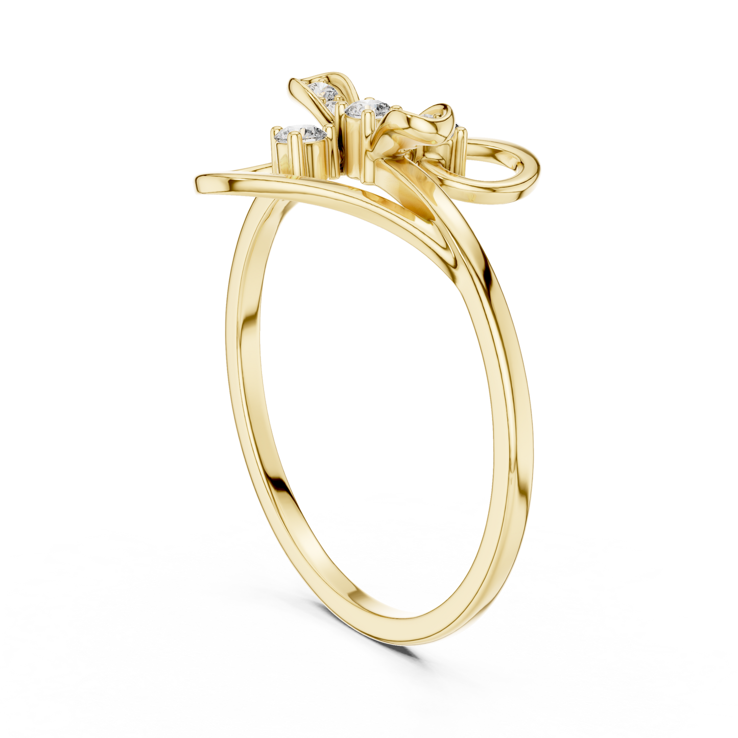 JÄGER JEWEL Floral Whisper Diamond Ring – JÄGER Metal