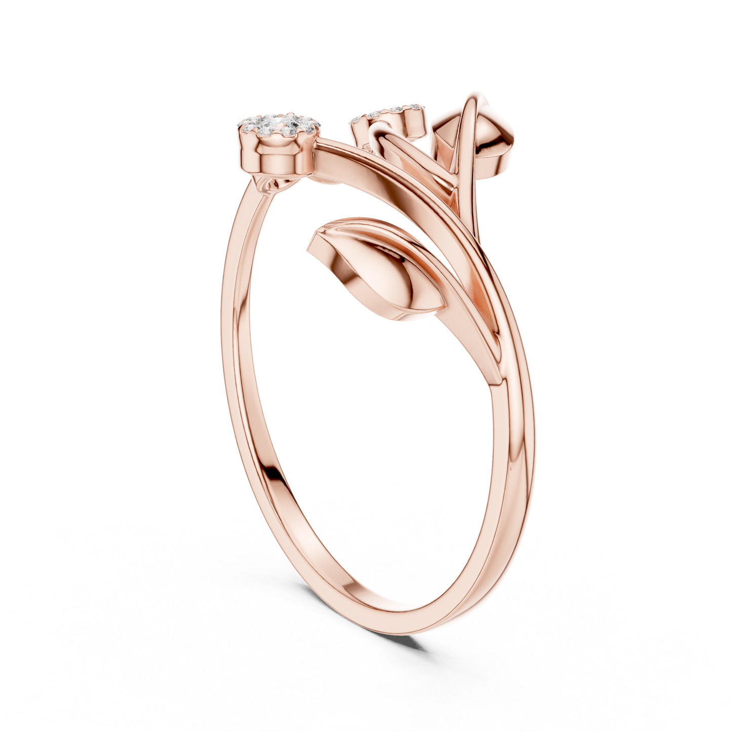 JÄGER JEWEL Petal Drift Diamond Ring – JÄGER Metal