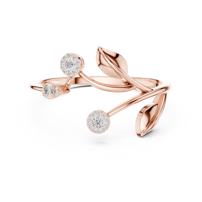 JÄGER JEWEL Petal Drift Diamond Ring – JÄGER Metal