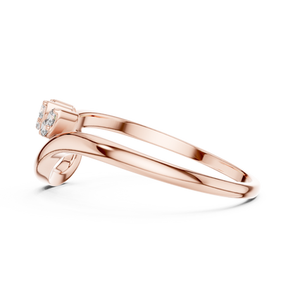 JÄGER JEWEL Triple Leaf Diamond Ring – JÄGER Metal