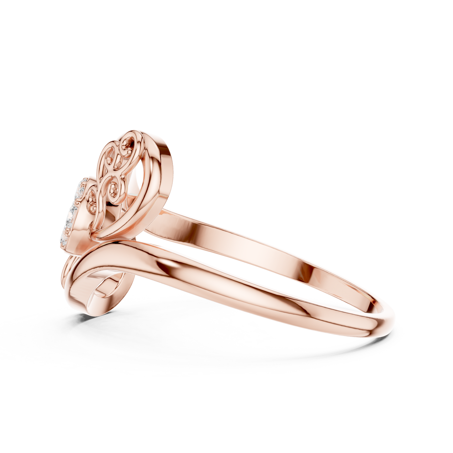 JÄGER JEWEL Royal Filigree Diamond Ring – JÄGER Metal