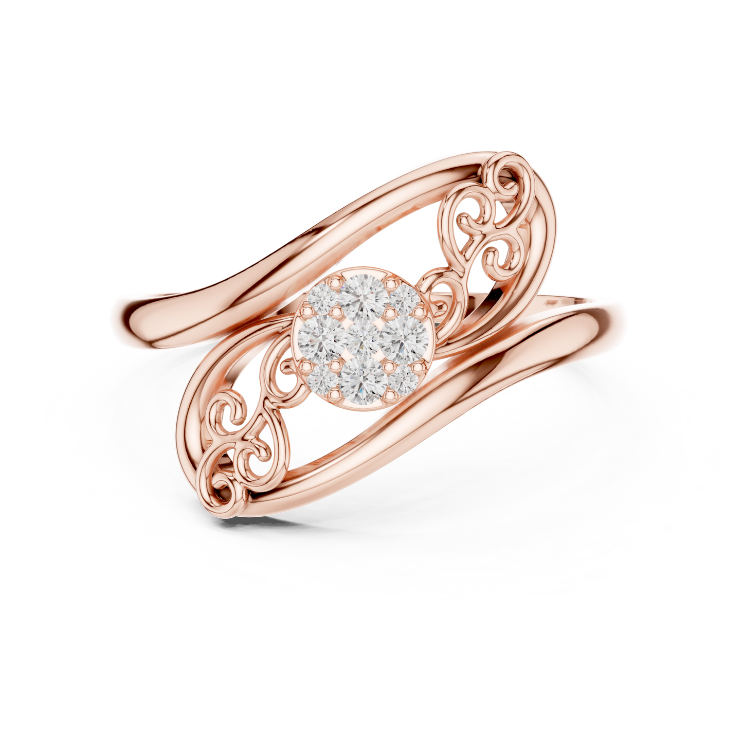 JÄGER JEWEL Royal Filigree Diamond Ring – JÄGER Metal