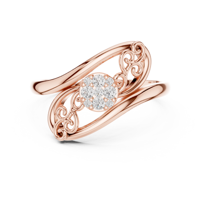 JÄGER JEWEL Royal Filigree Diamond Ring – JÄGER Metal