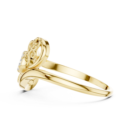 JÄGER JEWEL Royal Filigree Diamond Ring – JÄGER Metal