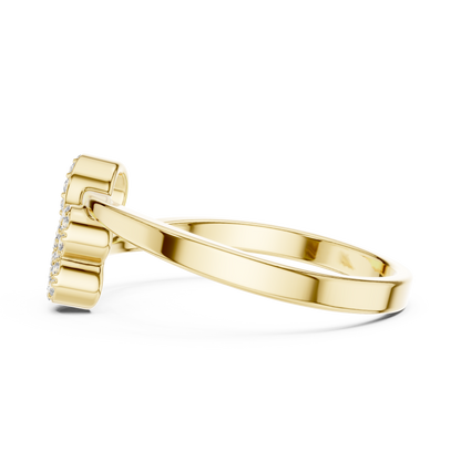 JÄGER JEWEL Dual Heart Diamond Ring – JÄGER Metal