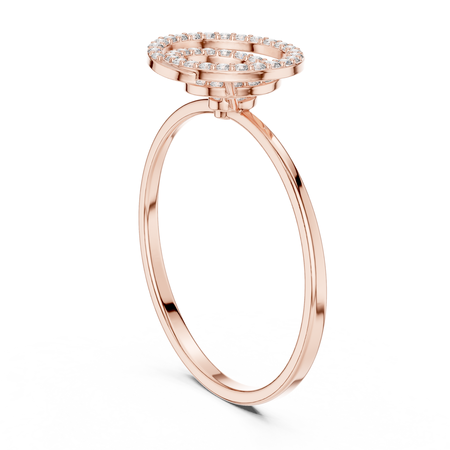 JÄGER JEWEL Spiral Aura Diamond Ring – JÄGER Metal