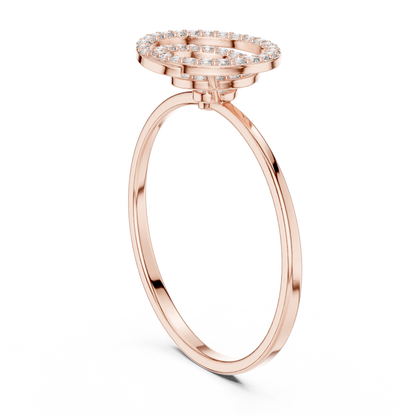 JÄGER JEWEL Spiral Aura Diamond Ring – JÄGER Metal