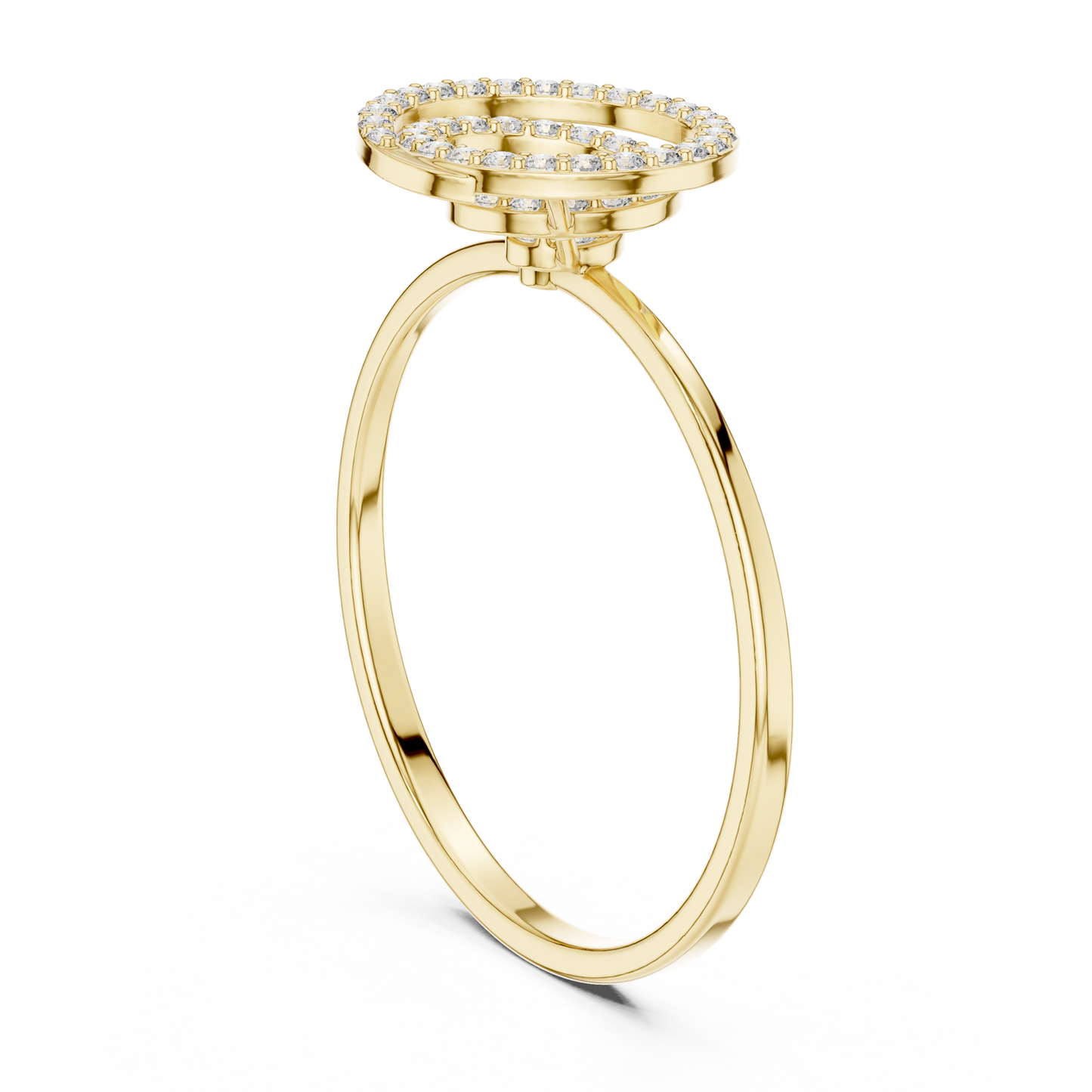 JÄGER JEWEL Spiral Aura Diamond Ring – JÄGER Metal