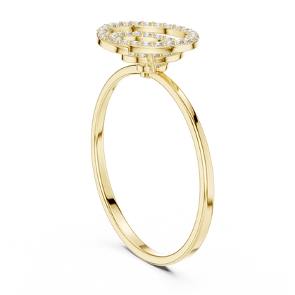 JÄGER JEWEL Spiral Aura Diamond Ring – JÄGER Metal