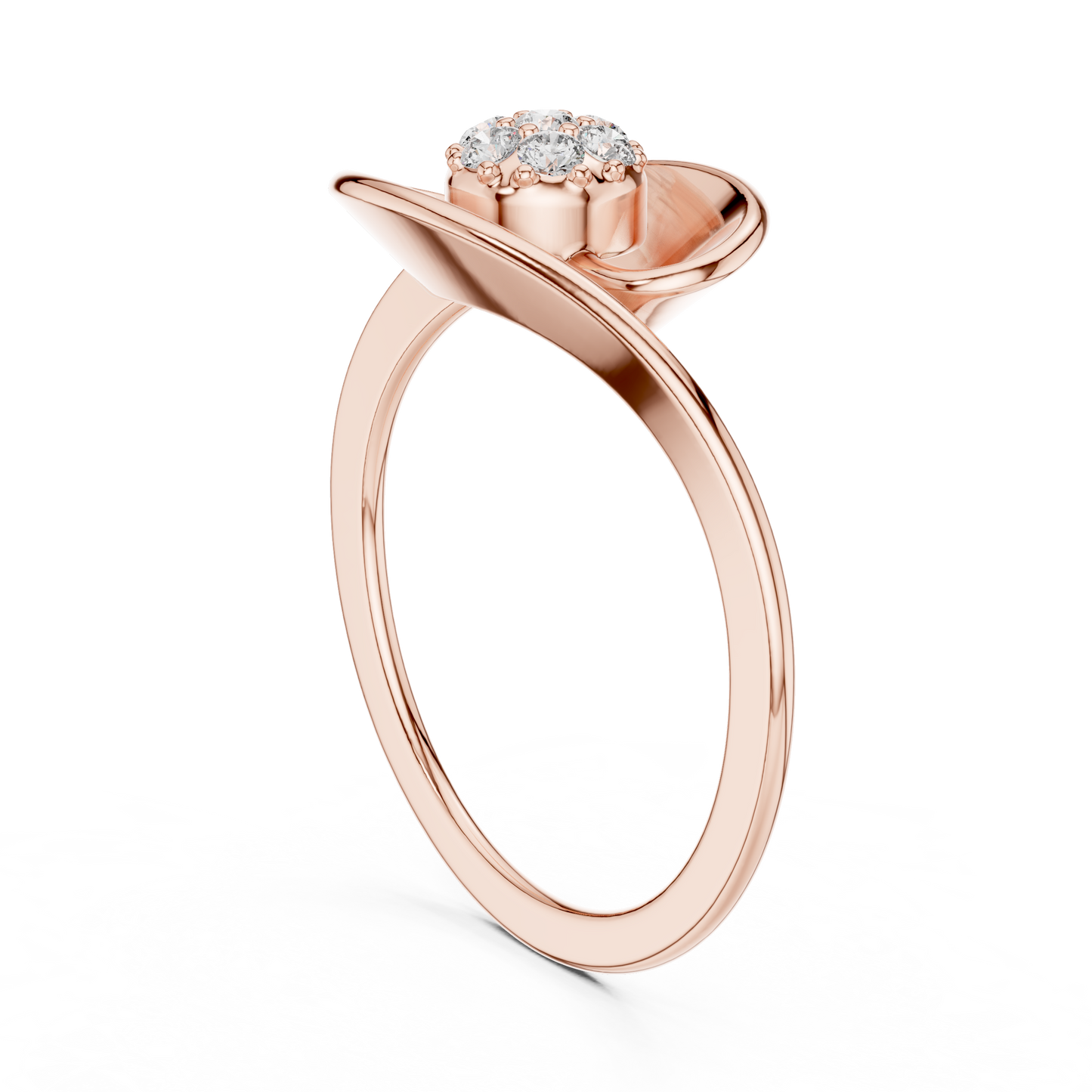 JÄGER JEWEL Petal Embrace Diamond Ring – JÄGER Metal