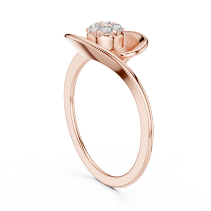 JÄGER JEWEL Petal Embrace Diamond Ring – JÄGER Metal
