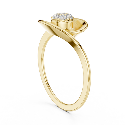 JÄGER JEWEL Petal Embrace Diamond Ring – JÄGER Metal