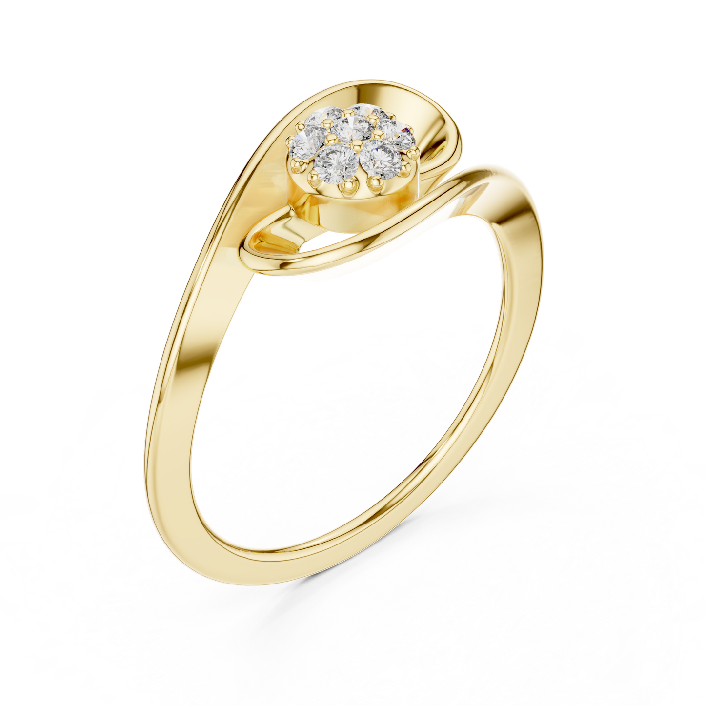 JÄGER JEWEL Petal Embrace Diamond Ring – JÄGER Metal