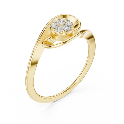 JÄGER JEWEL Petal Embrace Diamond Ring – JÄGER Metal