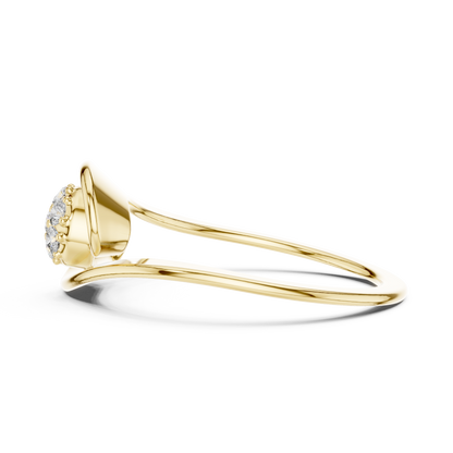 JÄGER JEWEL Petal Embrace Diamond Ring – JÄGER Metal