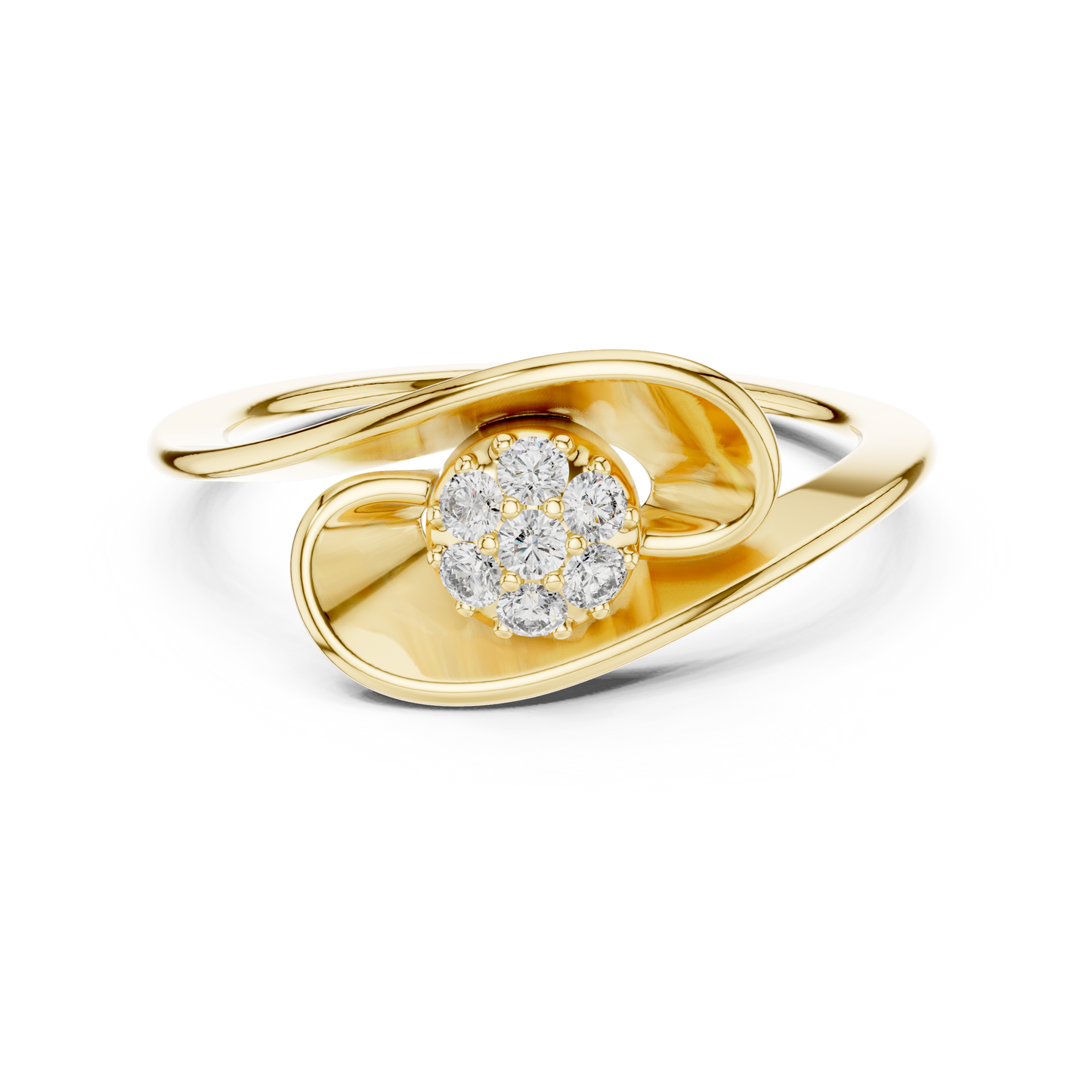 JÄGER JEWEL Petal Embrace Diamond Ring – JÄGER Metal