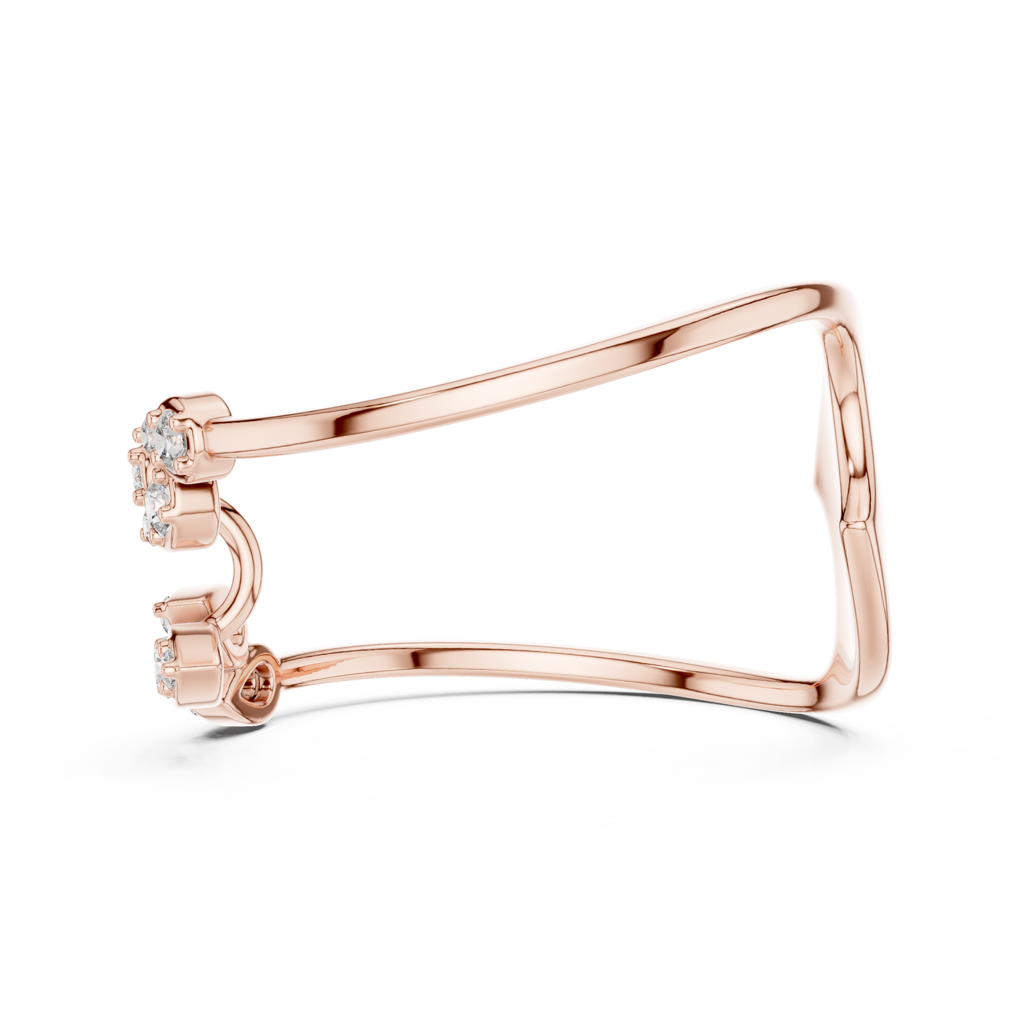 JÄGER JEWEL Serene Vine Diamond Ring – JÄGER Metal