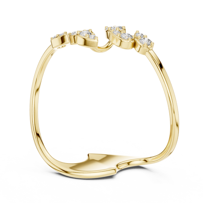 JÄGER JEWEL Serene Vine Diamond Ring – JÄGER Metal