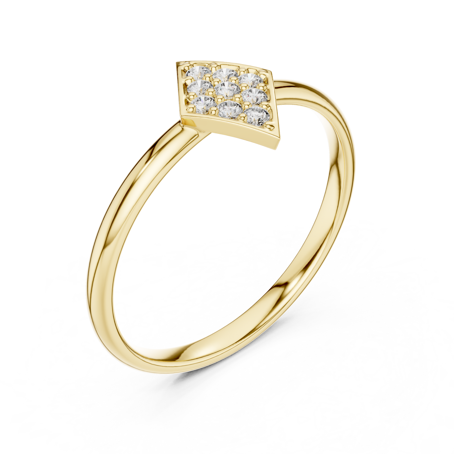 JÄGER JEWEL Diamond Prism Ring – JÄGER Metal