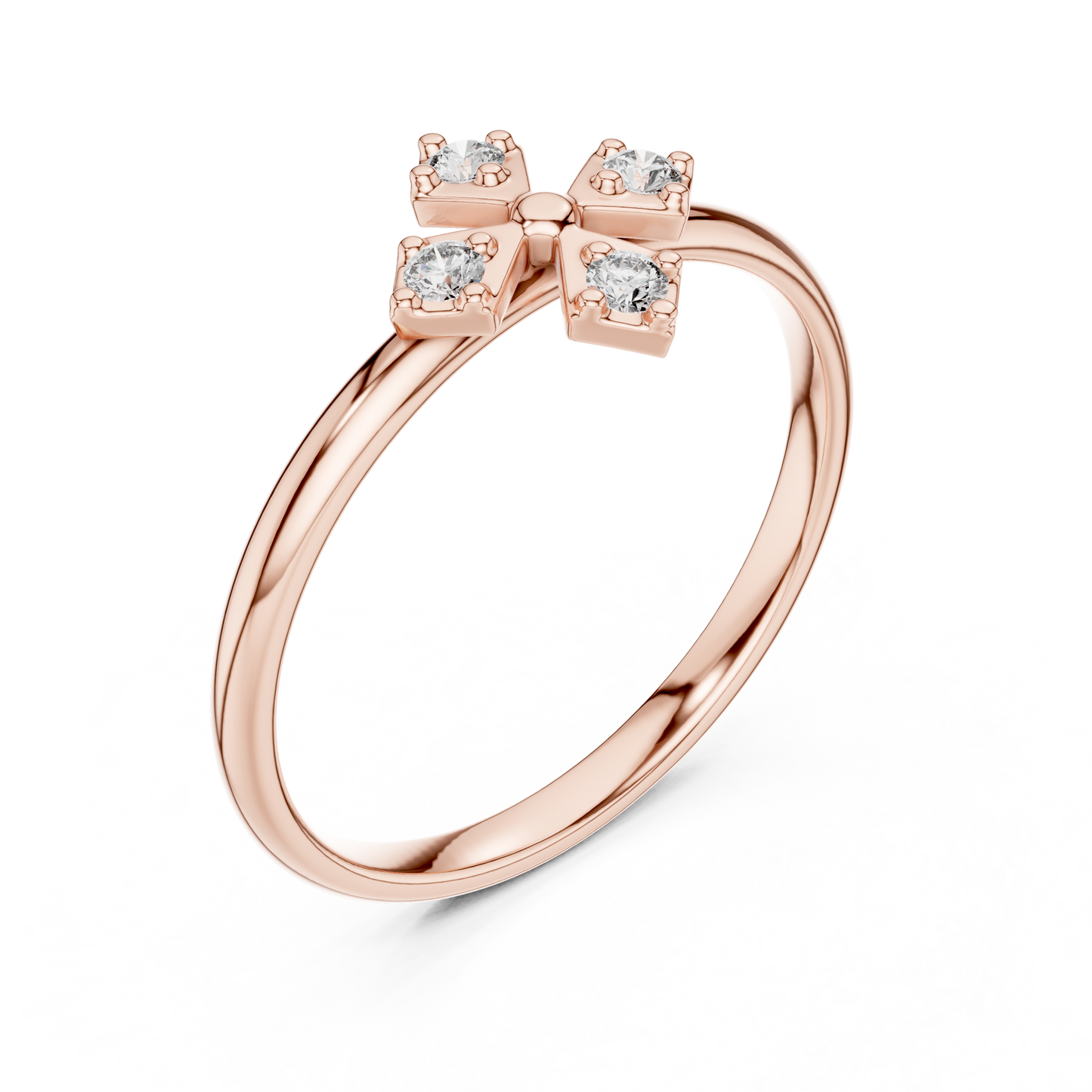 JÄGER JEWEL Celestial Cross Diamond Ring – JÄGER Metal