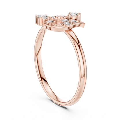 JÄGER JEWEL Infinity Bloom Diamond Ring – JÄGER Metal