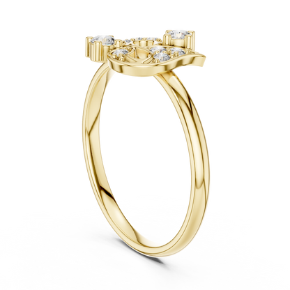 JÄGER JEWEL Infinity Bloom Diamond Ring – JÄGER Metal