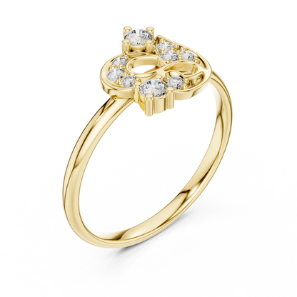 JÄGER JEWEL Infinity Bloom Diamond Ring – JÄGER Metal