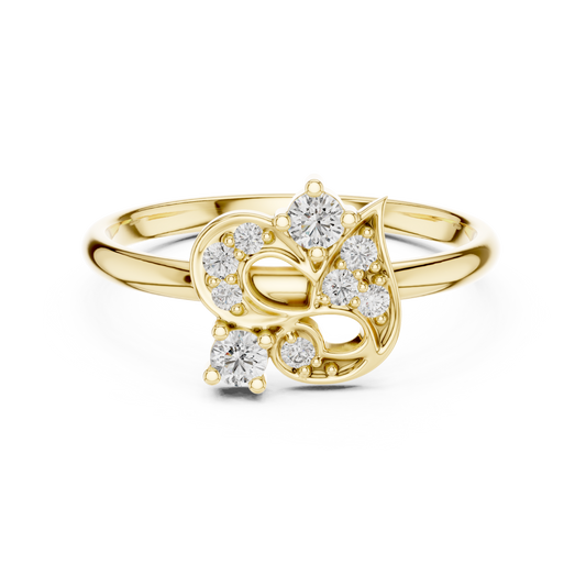 JÄGER JEWEL Infinity Bloom Diamond Ring – JÄGER Metal