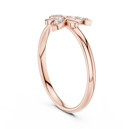 JÄGER JEWEL Petal Grace Diamond Ring – JÄGER Metal